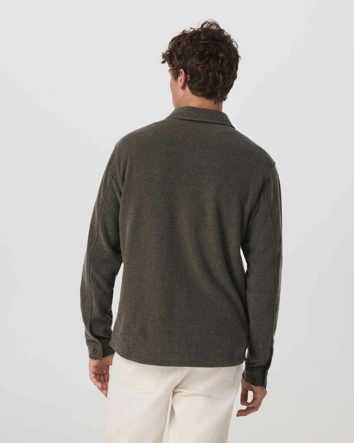 Beach Fleece Shirt Jacket Dark Oregano Heather Jacket | Vuori outlet - US 5499