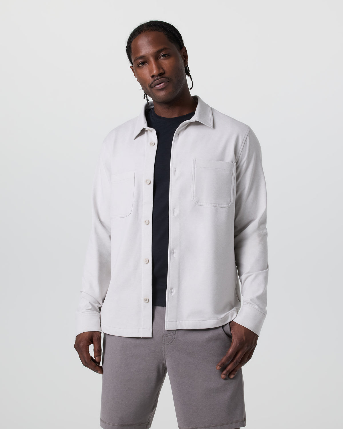 Coronado Shirt Jacket Salt Heather | Vuori shop - US 9685