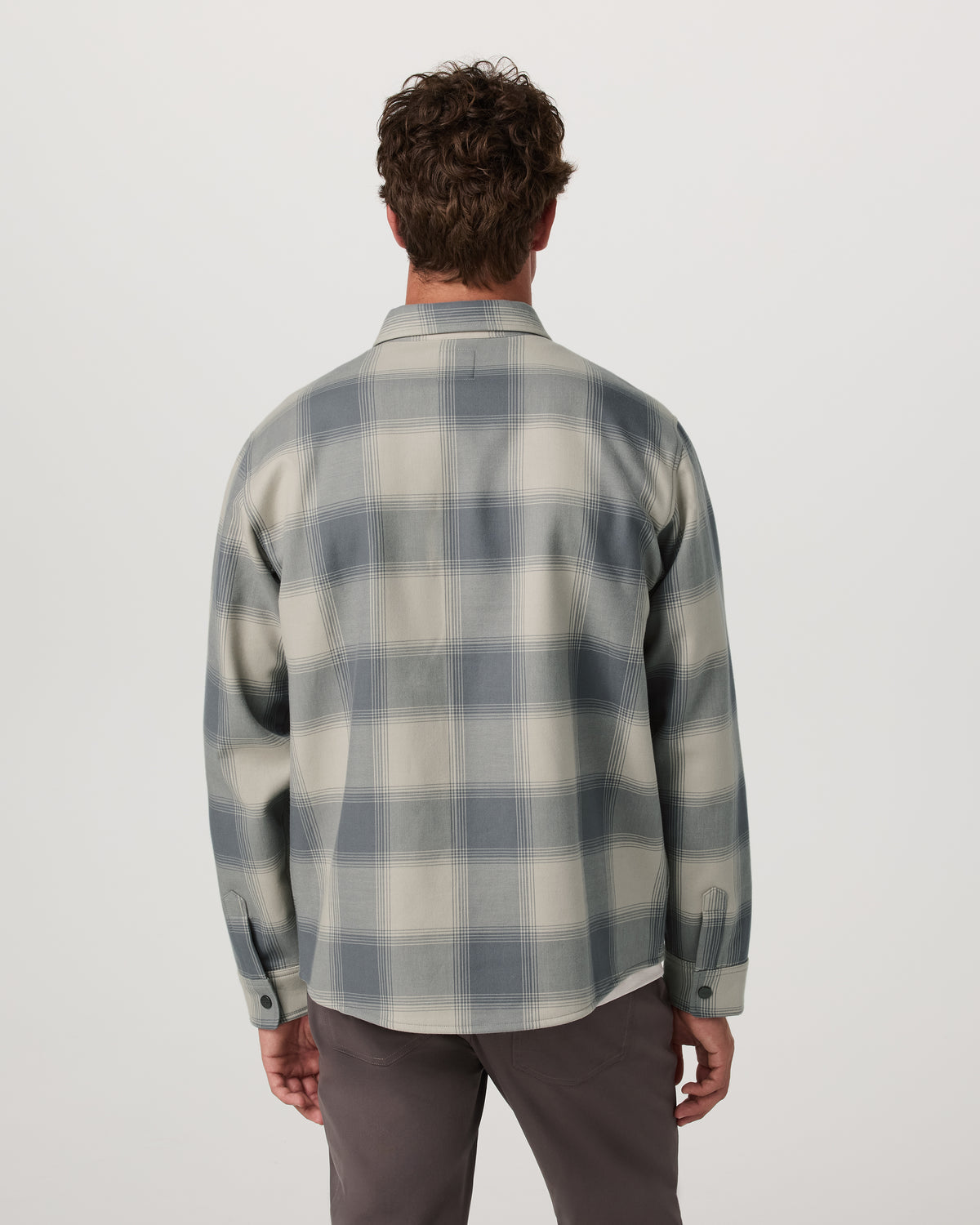 Range Shirt Jacket 2.0 Men's Mushroom Plaid Jacket | Vuori onsale - US 7762