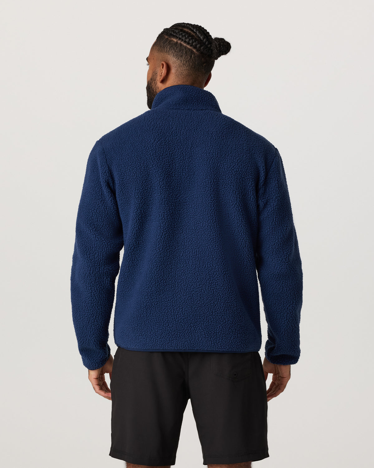 Alpine Fleece Full Zip Men's Blue Coast Mock Neck Jacket | Vuori for sale - US 6574