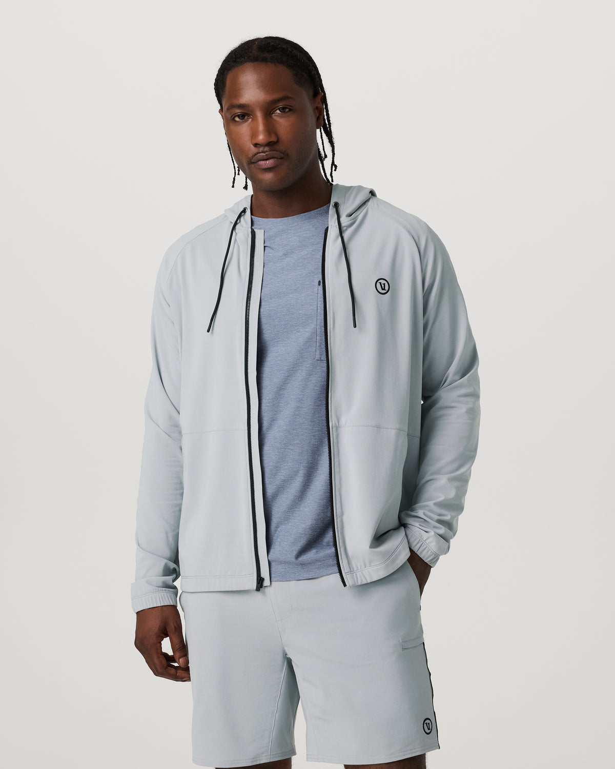 Elevate Kore Jacket Men's Sea Fog Fitness Jacket | Vuori online - US 7411