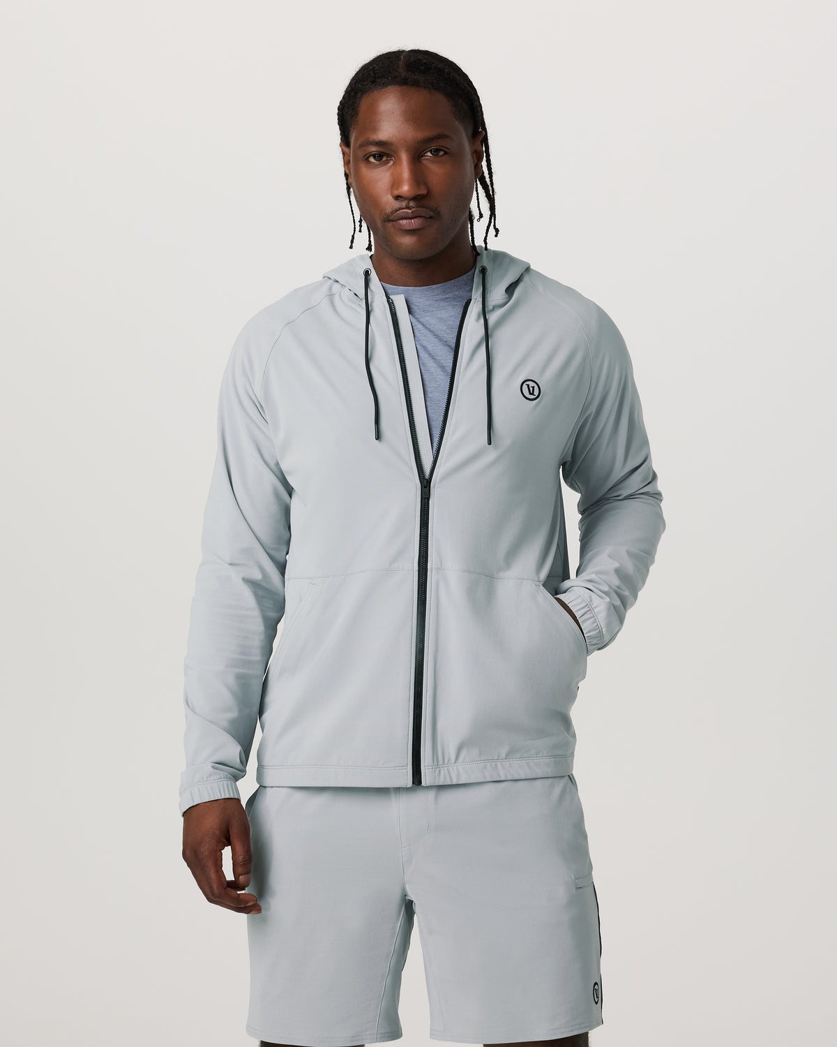 Elevate Kore Jacket Men's Sea Fog Fitness Jacket | Vuori online - US 7411
