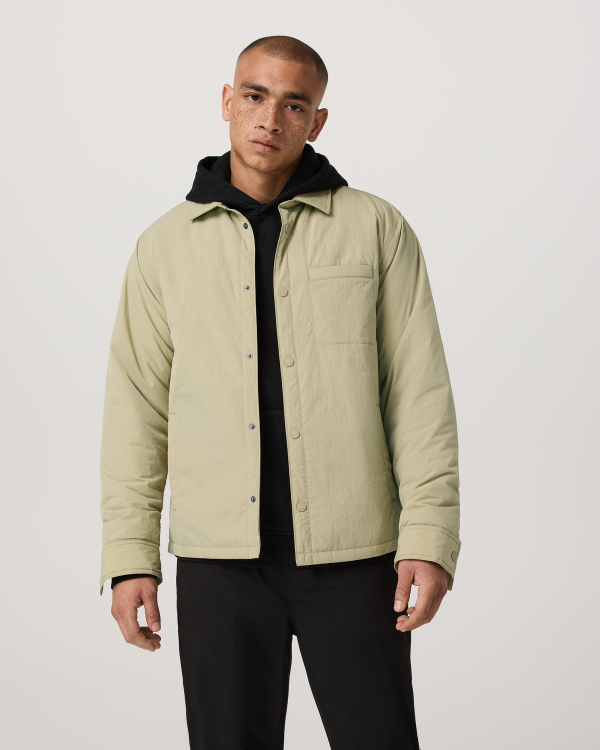 Nomad Insulated Shirt Jacket Men's Celery Seed Jacket | Vuori shop - US 6580