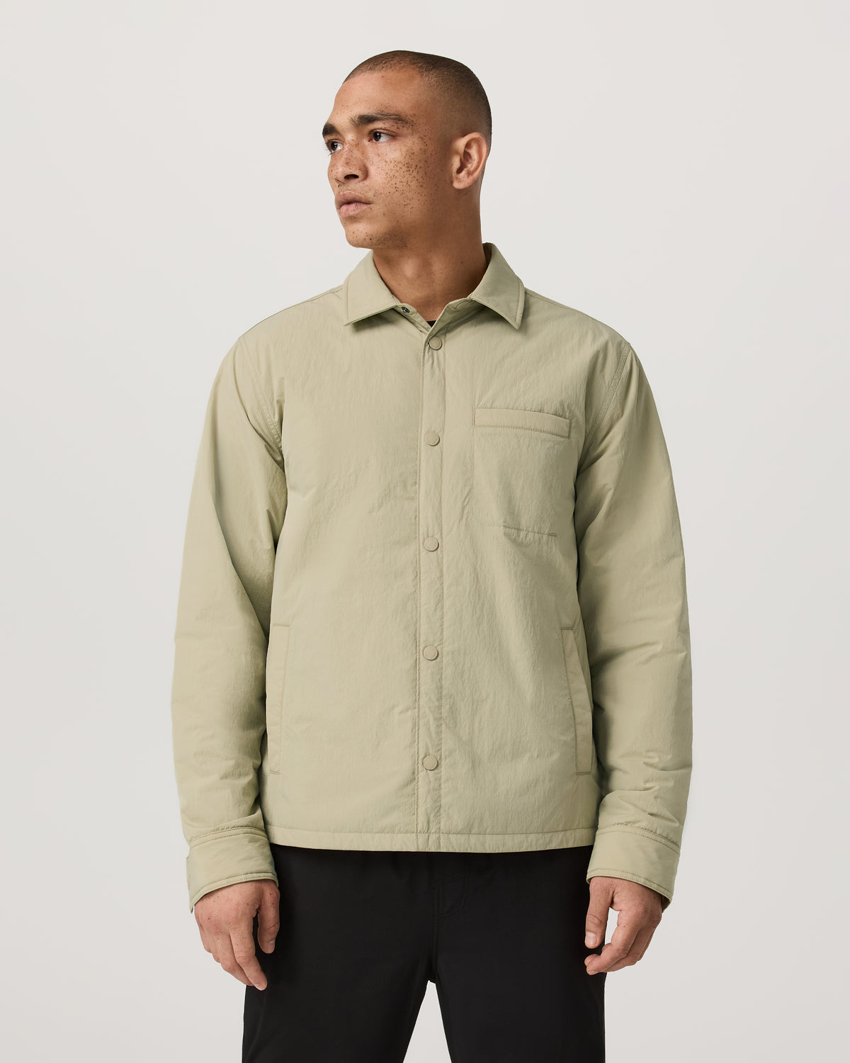 Nomad Insulated Shirt Jacket Men's Celery Seed Jacket | Vuori shop - US 6580