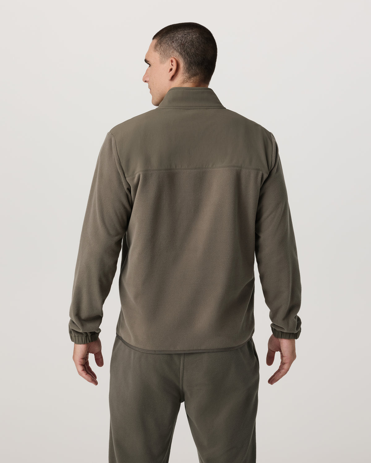 Aspen 1/2 Snap Men's Fleece Mock-Neck Pullover in Root | Vuori sale - US 2000