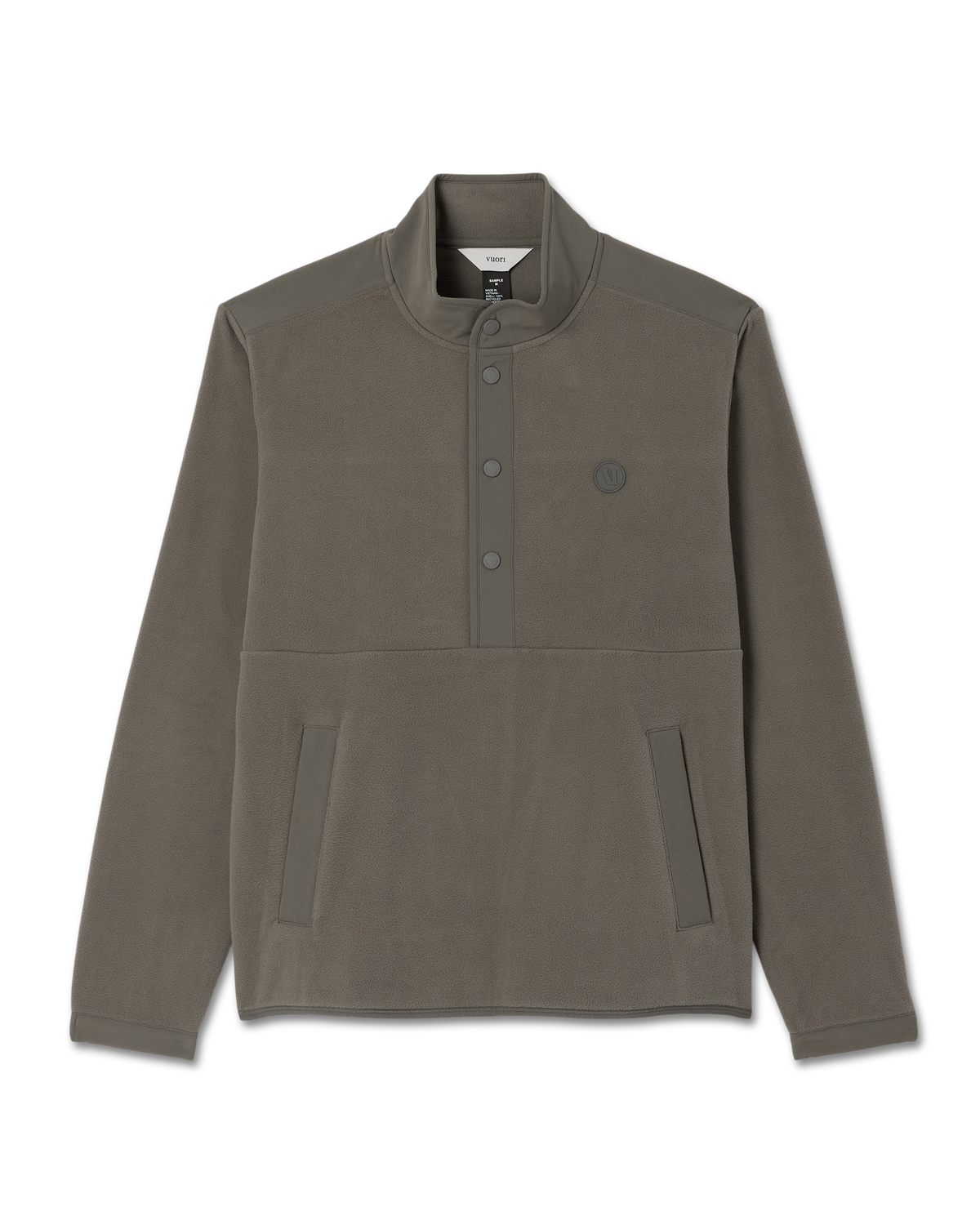 Aspen 1/2 Snap Men's Fleece Mock-Neck Pullover in Root | Vuori sale - US 2000