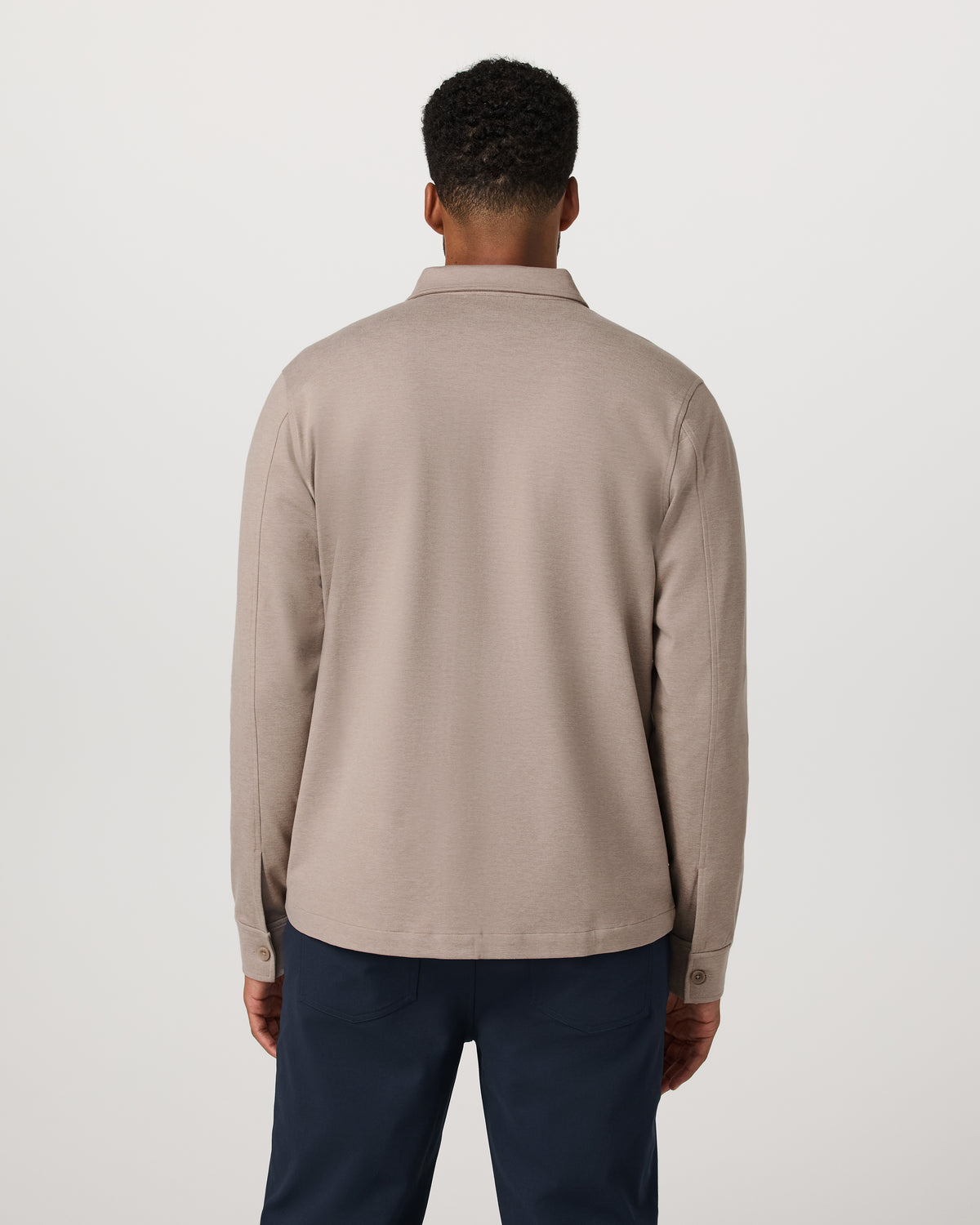 Coronado Shirt Jacket Men's Pumice Heather Shirt Jacket | Vuori for sale - US 8171