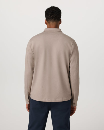 Coronado Shirt Jacket Men's Pumice Heather Shirt Jacket | Vuori for sale - US 8171