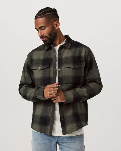 Range Shirt Jacket 2.0 Men's Oregano Plaid Jacket | Vuori online - US 9580
