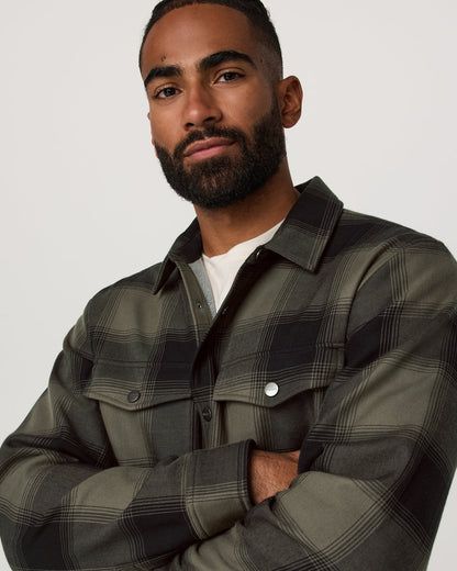 Range Shirt Jacket 2.0 Men's Oregano Plaid Jacket | Vuori online - US 9580