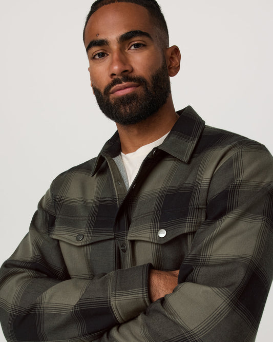 Range Shirt Jacket 2.0 Men's Oregano Plaid Jacket | Vuori online - US 9580