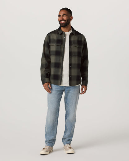 Range Shirt Jacket 2.0 Men's Oregano Plaid Jacket | Vuori online - US 9580