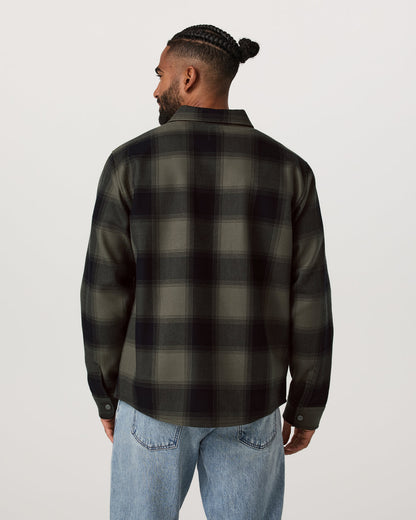 Range Shirt Jacket 2.0 Men's Oregano Plaid Jacket | Vuori online - US 9580