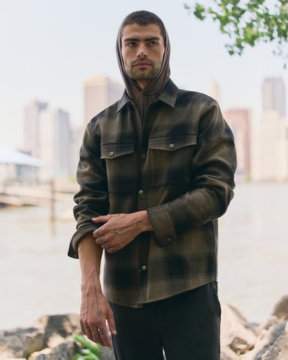 Range Shirt Jacket 2.0 Men's Oregano Plaid Jacket | Vuori online - US 9580