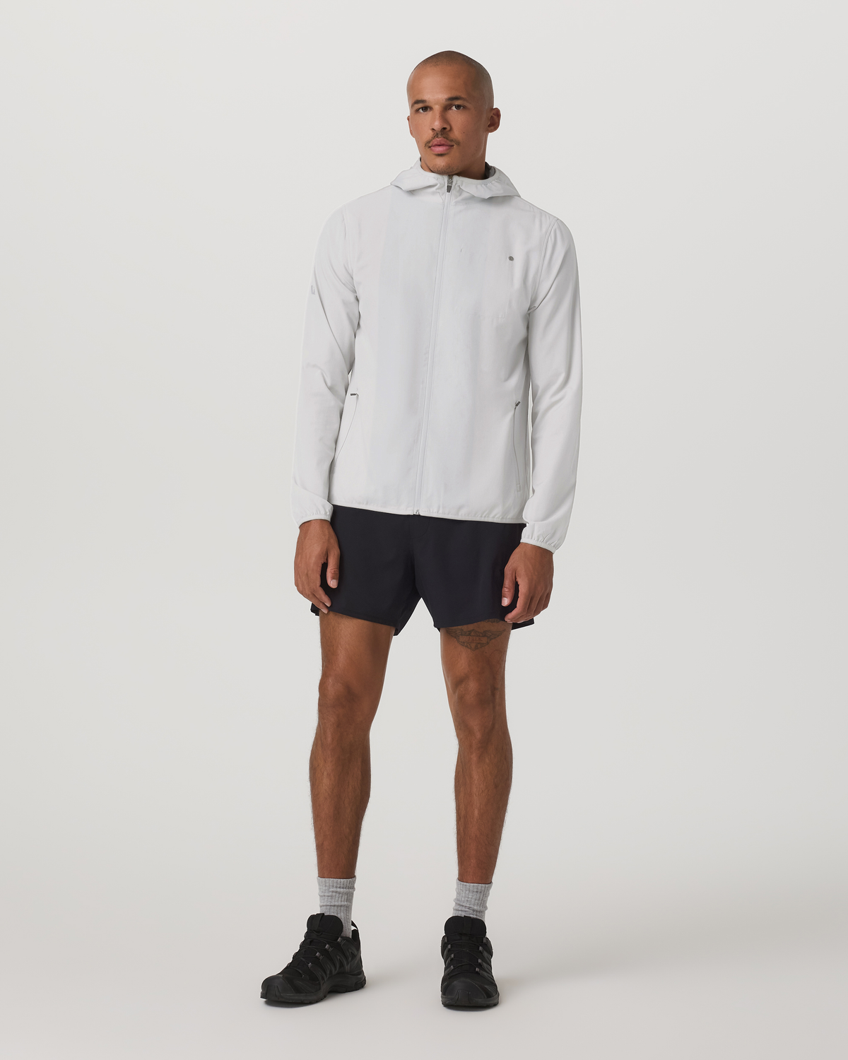 Outdoor Trainer Shell Men's Full-Zip Grey Mist Jacket | Vuori sale - US 5746
