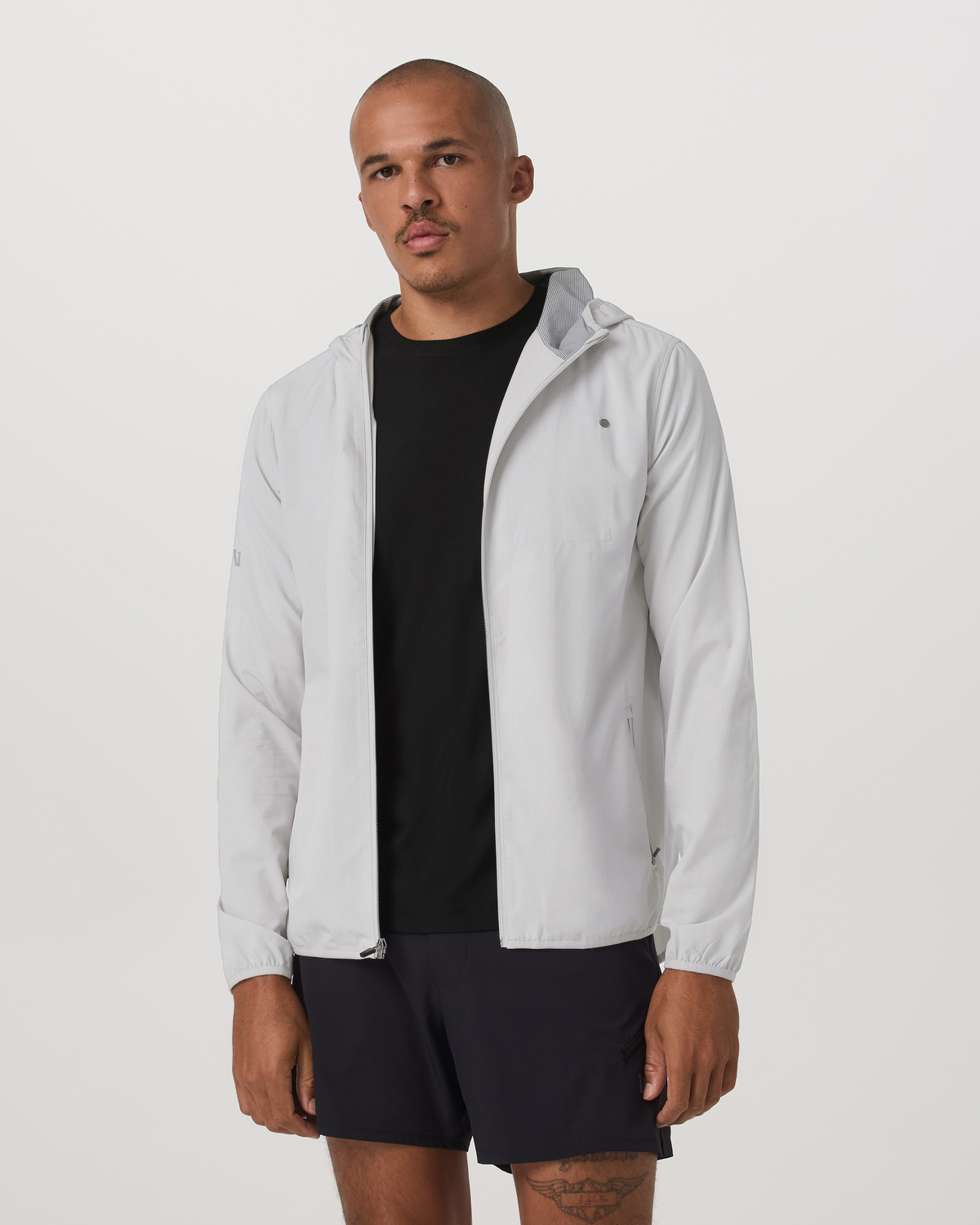 Outdoor Trainer Shell Men's Full-Zip Grey Mist Jacket | Vuori sale - US 5746