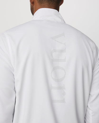 Venture Track Jacket Men's White Logo Graphic Jacket | Vuori onsale - US 2769