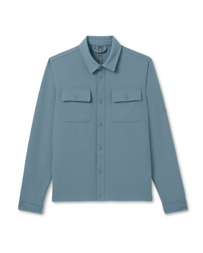 Waffle Shirt Jacket Versatile Men's Abyss Shirt Jacket | Vuori for sale - US 1393
