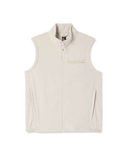 Aspen Vest Men's Mushroom Zip-Up Fleece Vest | Vuori shop - US 6942