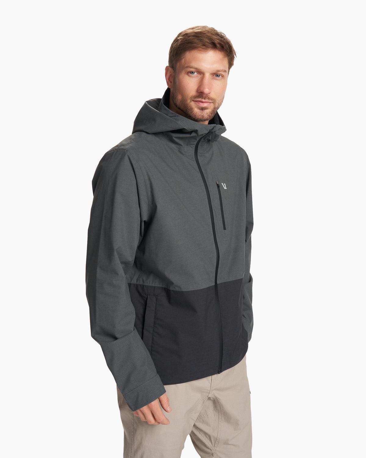 Oahu Rain Jacket Men's Shale Lightweight Jacket | Vuori sale - US 8705