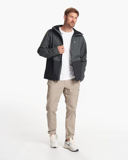 Oahu Rain Jacket Men's Shale Lightweight Jacket | Vuori sale - US 8705