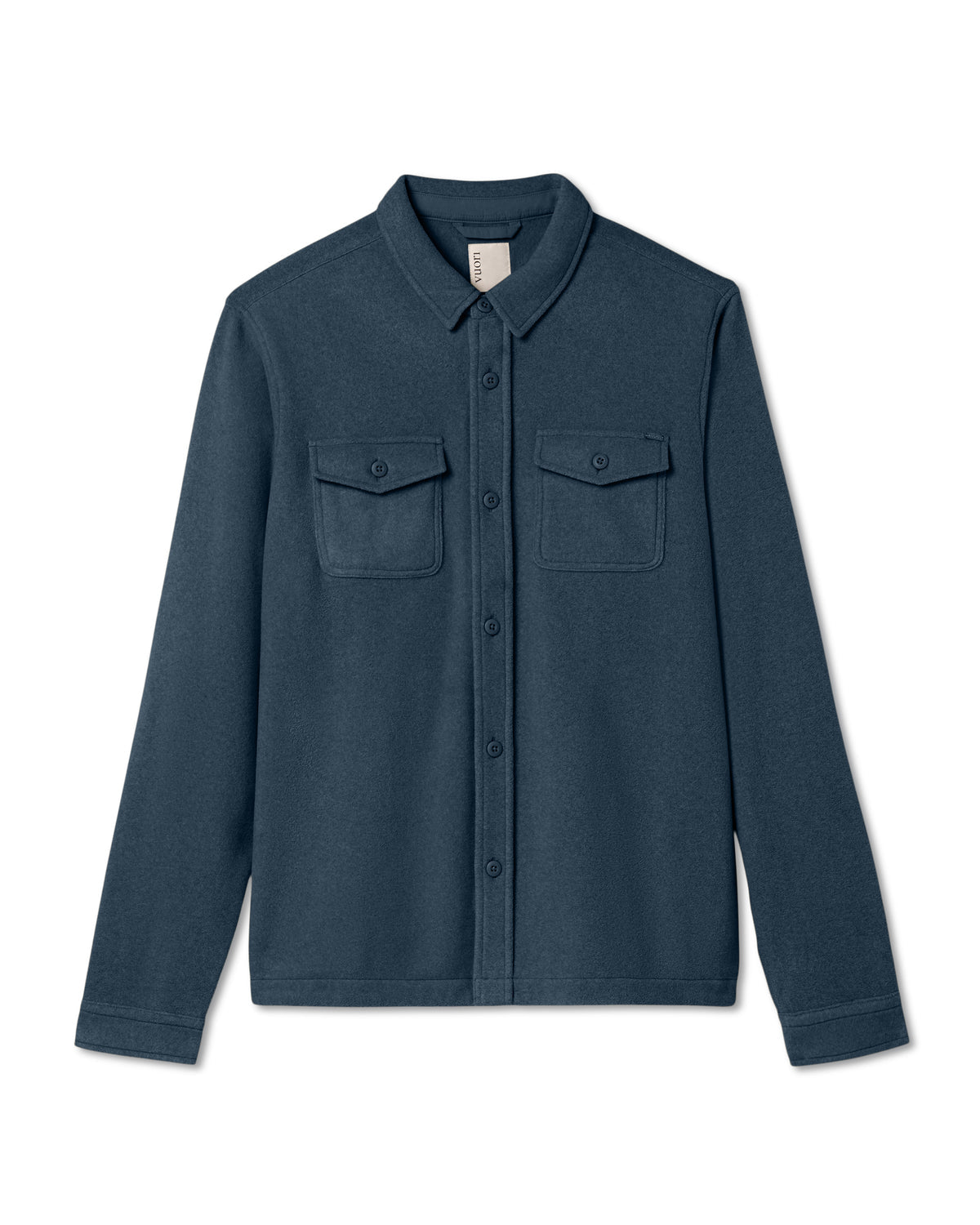 Aspen Shirt Jacket Men's Ocean Blue Fleece Shirt Jacket | Vuori online - US 7467