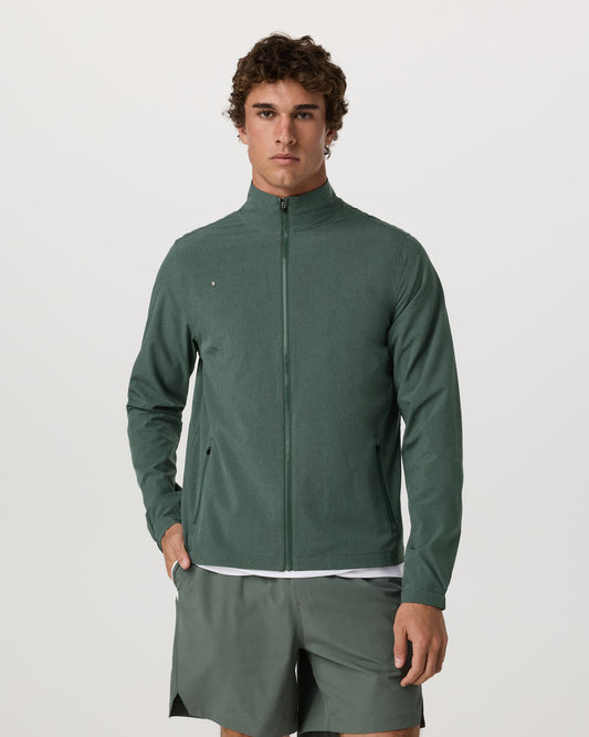 Venture Track Jacket Men's Agate Green Workout Jacket | Vuori discount - US 1850