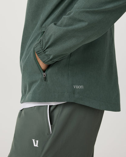 Venture Track Jacket Men's Agate Green Workout Jacket | Vuori discount - US 1850