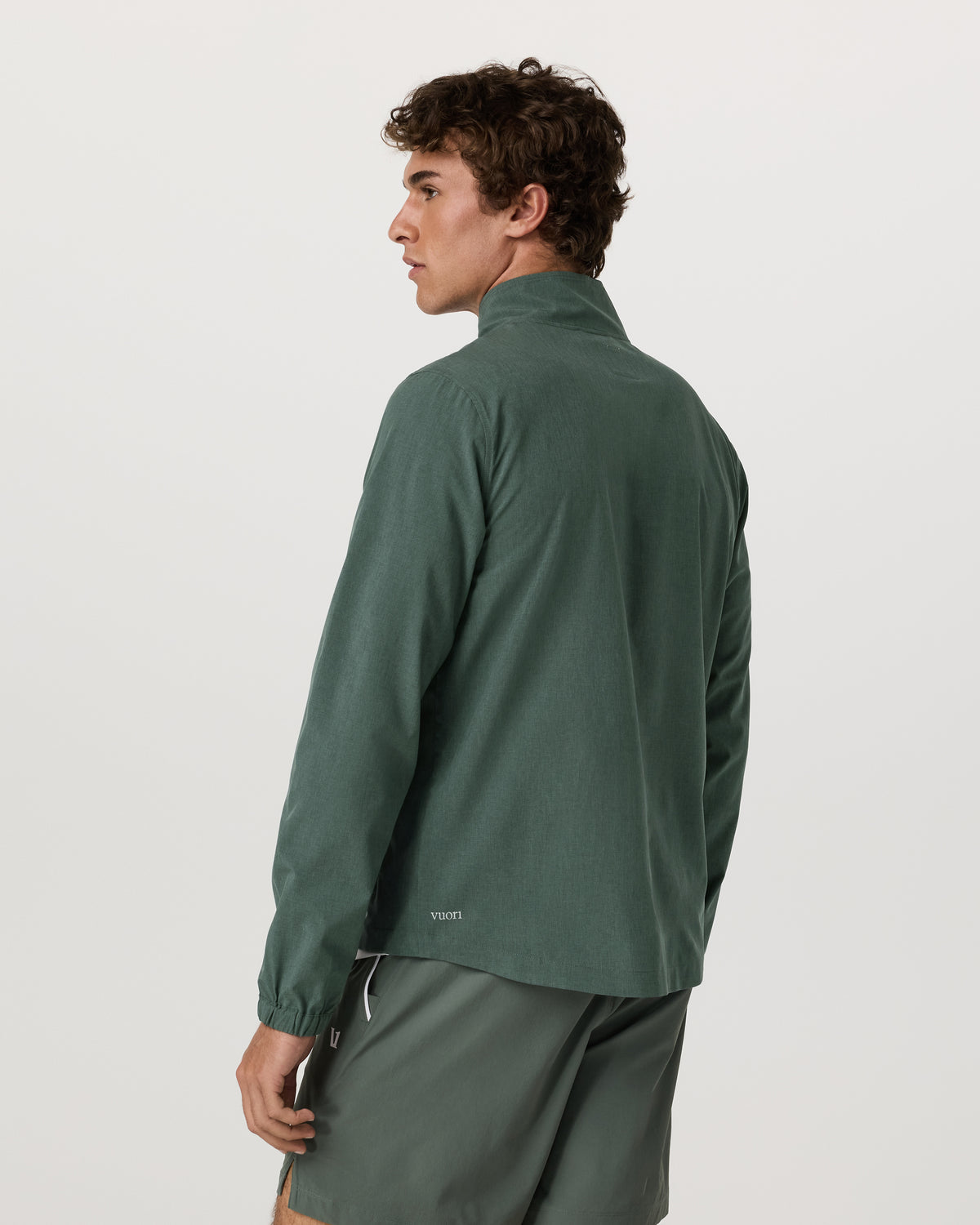 Venture Track Jacket Men's Agate Green Workout Jacket | Vuori discount - US 1850