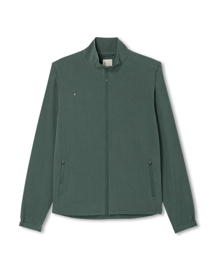 Venture Track Jacket Men's Agate Green Workout Jacket | Vuori discount - US 1850