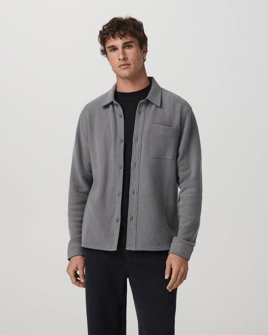 Beach Fleece Shirt Jacket Men's Pinecone Heather Jacket | Vuori outlet - US 6029