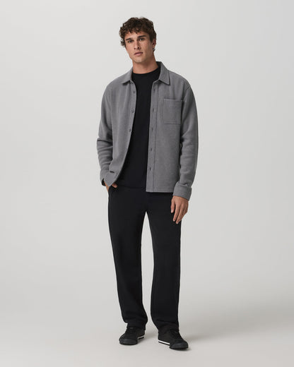 Beach Fleece Shirt Jacket Men's Pinecone Heather Jacket | Vuori outlet - US 6029