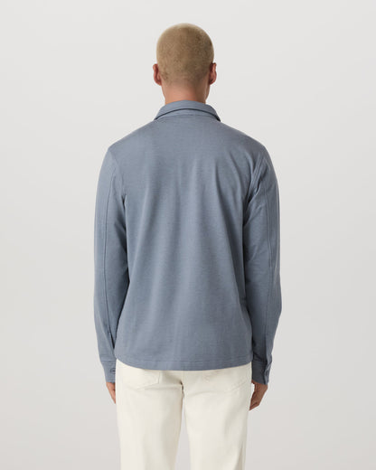 Coronado Shirt Jacket Men's Slate Blue Heather Jacket | Vuori onsale - US 8986