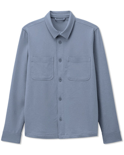 Coronado Shirt Jacket Men's Slate Blue Heather Jacket | Vuori onsale - US 8986