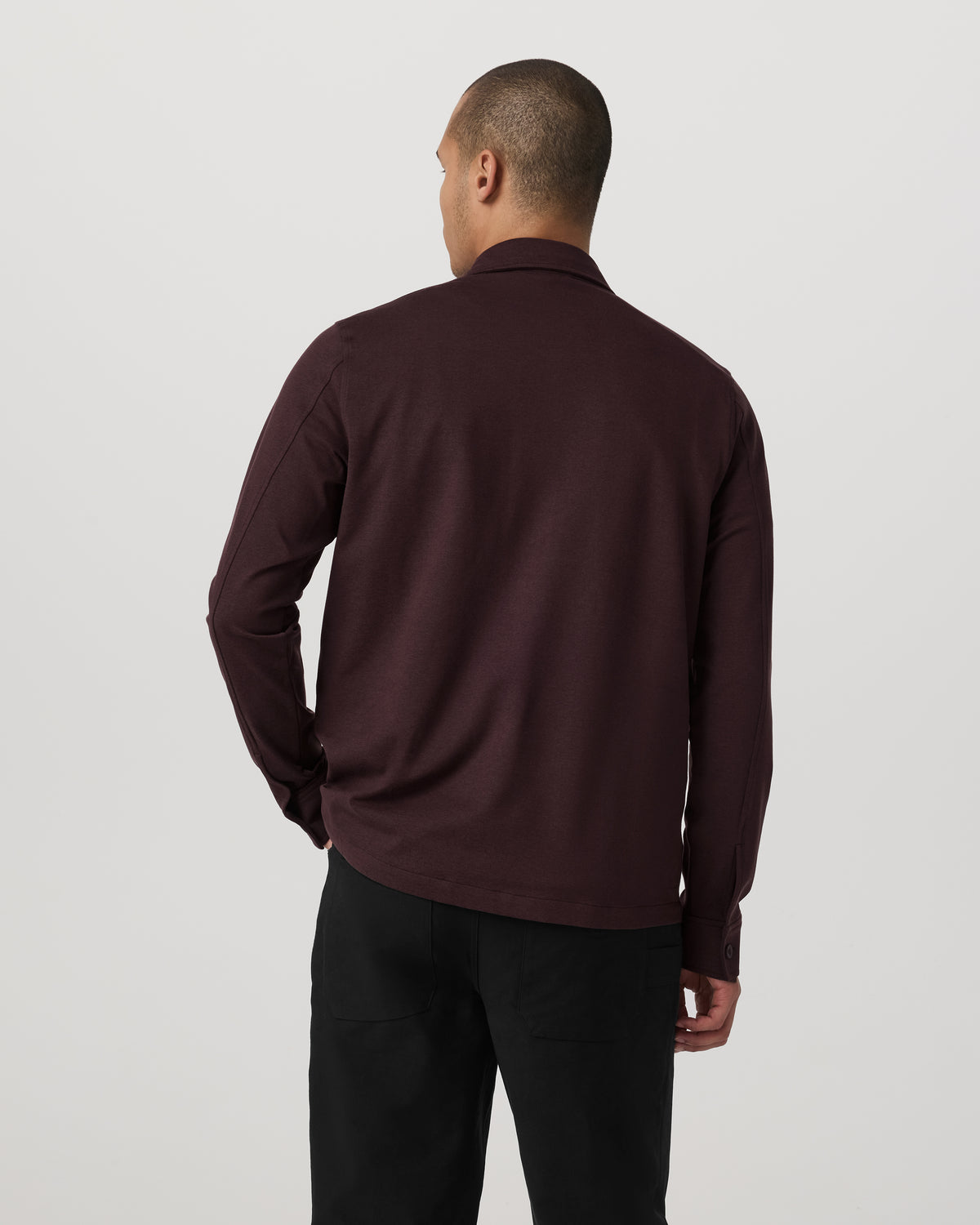Coronado Shirt Jacket Men's Mahogany Heather Jacket | Vuori outlet - US 1750