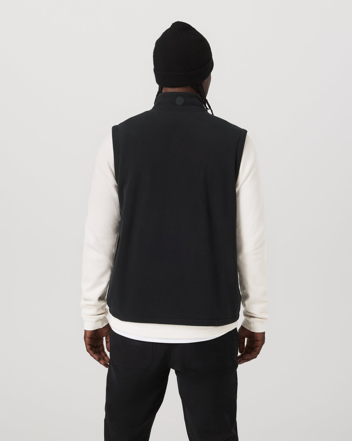Aspen Vest Men's Black Zip-Up Fleece Vest | Vuori for sale - US 4172