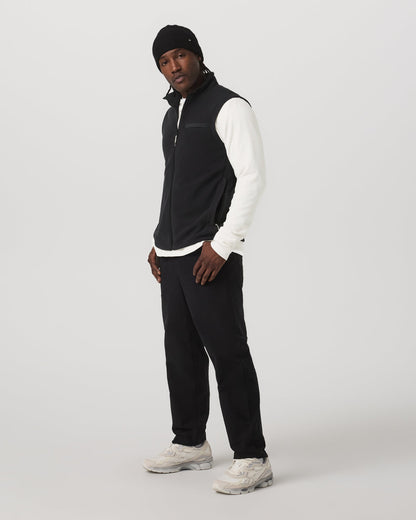 Aspen Vest Men's Black Zip-Up Fleece Vest | Vuori for sale - US 4172