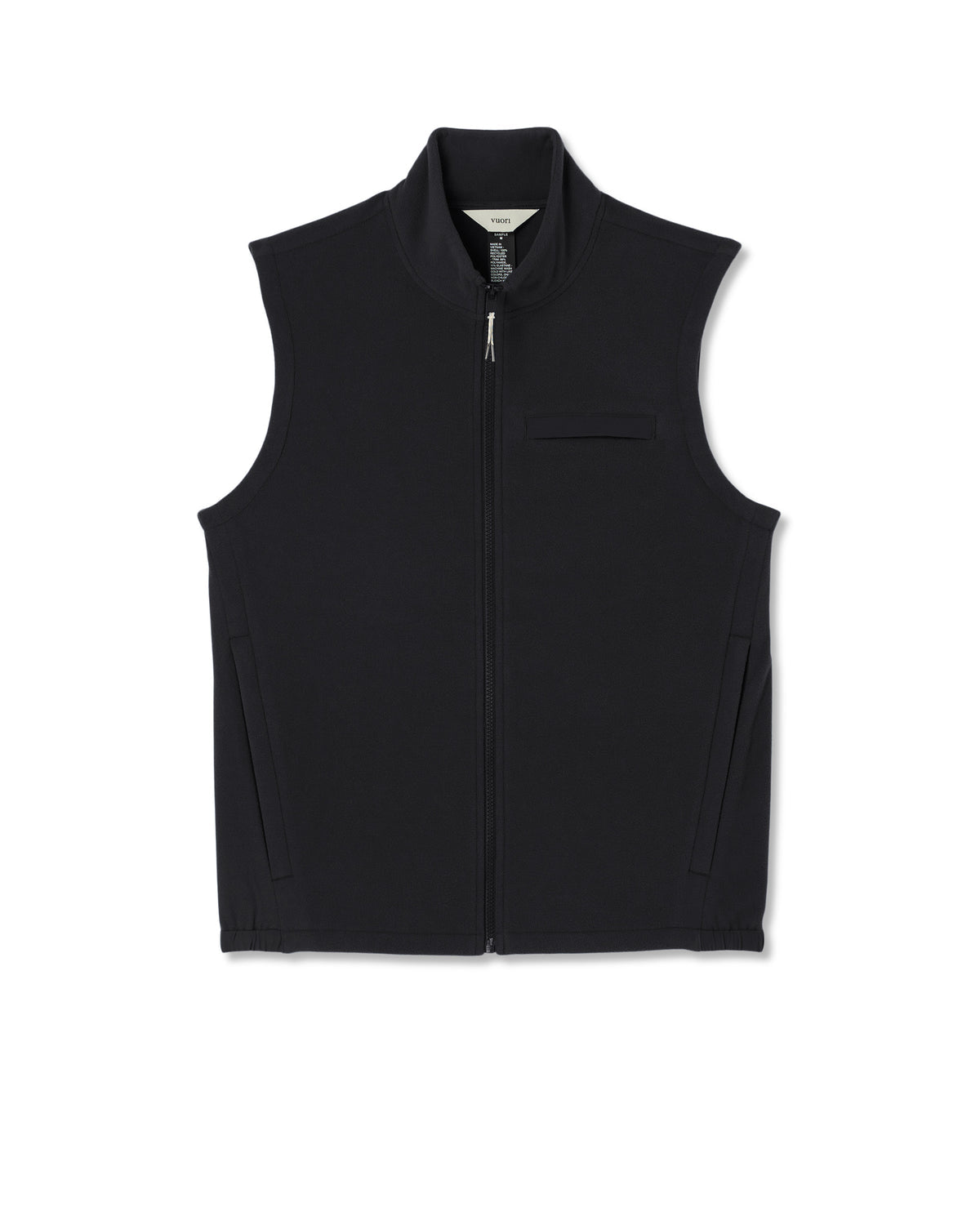 Aspen Vest Men's Black Zip-Up Fleece Vest | Vuori for sale - US 4172