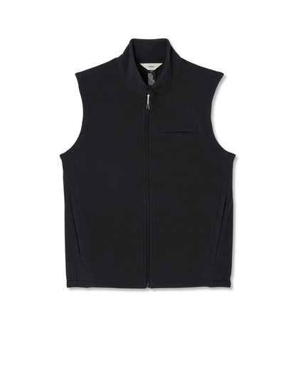 Aspen Vest Men's Black Zip-Up Fleece Vest | Vuori for sale - US 4172