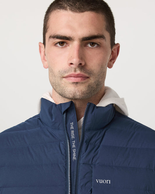 Steadfast Insulated Vest Men's Blue Coast Vest | Vuori online - US 6636