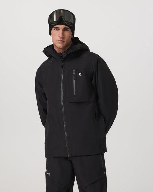 Taika Snow Shell Men's Black Ski/Board Jacket for Winter | Vuori discount - US 4947