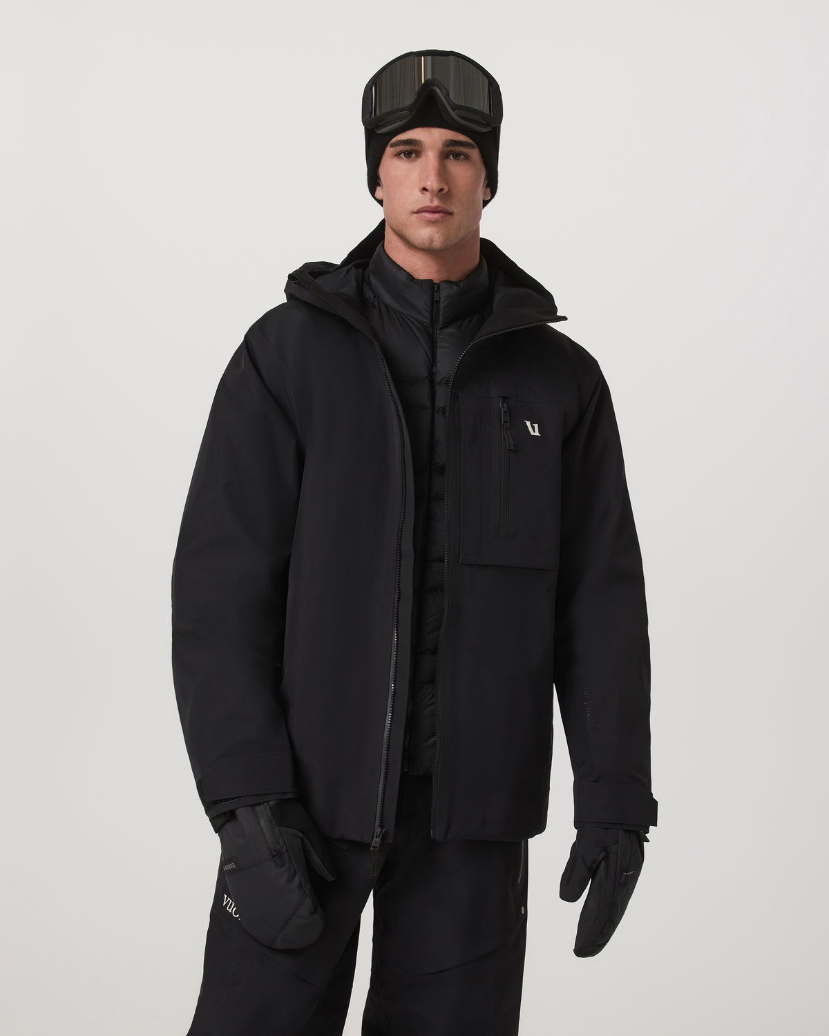 Taika Snow Shell Men's Black Ski/Board Jacket for Winter | Vuori discount - US 4947