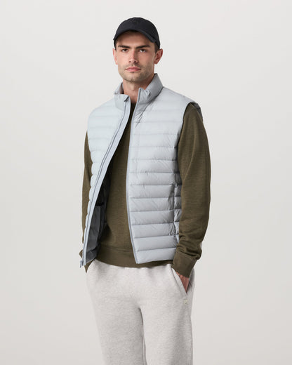 Steadfast Insulated Vest Men's Sea Fog Vest | Vuori outlet - US 7919