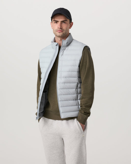 Steadfast Insulated Vest Men's Sea Fog Vest | Vuori outlet - US 7919