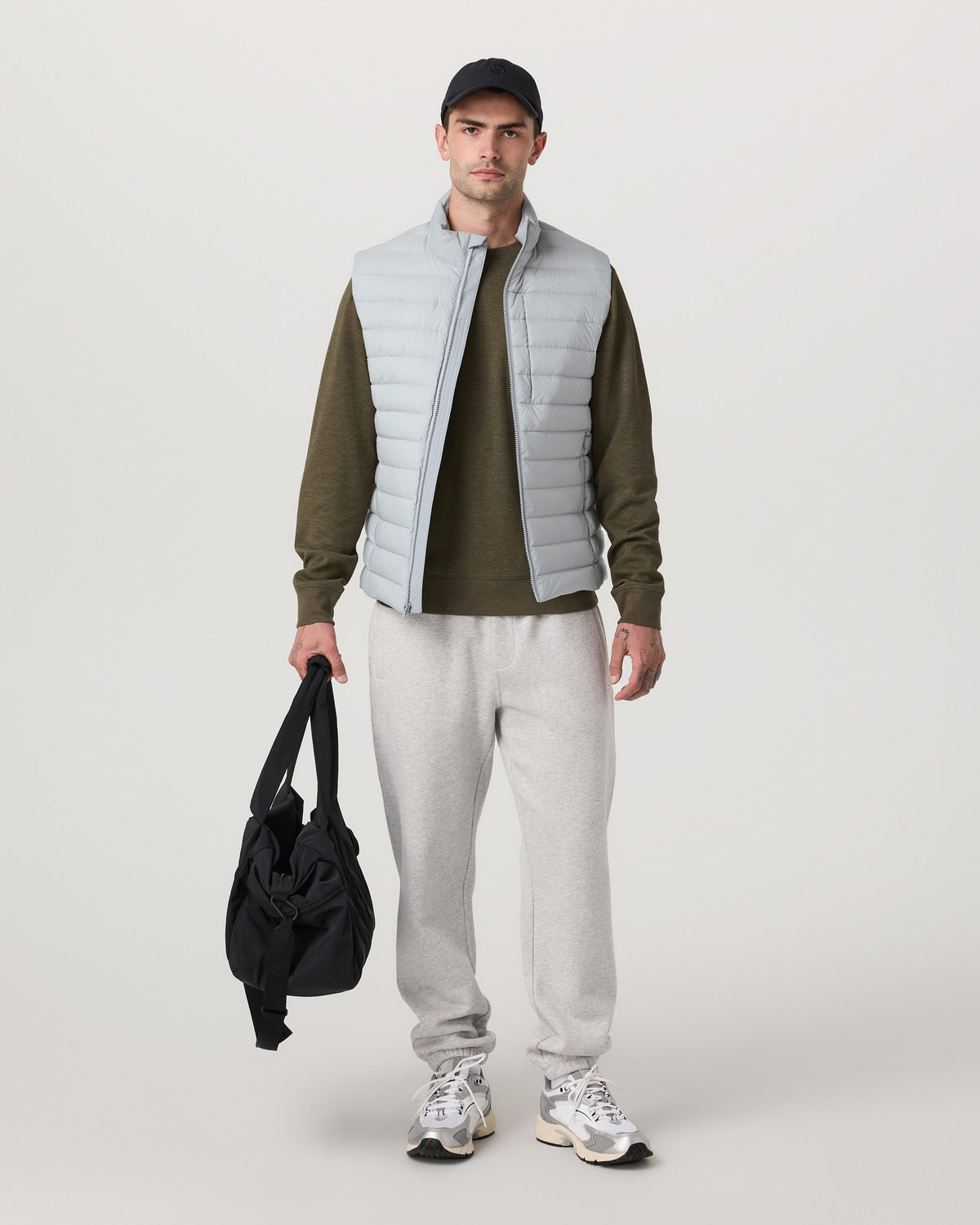 Steadfast Insulated Vest Men's Sea Fog Vest | Vuori outlet - US 7919