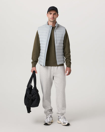 Steadfast Insulated Vest Men's Sea Fog Vest | Vuori outlet - US 7919