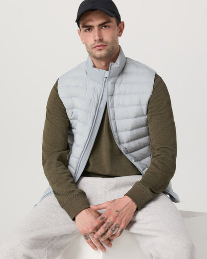 Steadfast Insulated Vest Men's Sea Fog Vest | Vuori outlet - US 7919