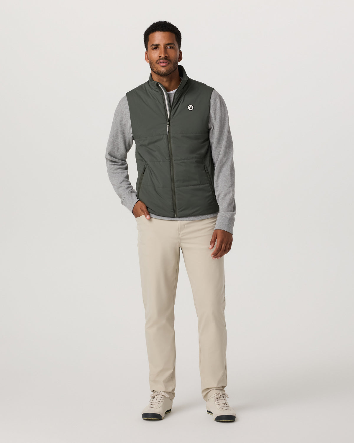Echo Insulated Vest 2.0 Men's River Rock Vest | Vuori for sale - US 9861
