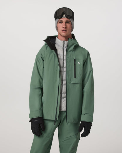 Taika Snow Shell Men's Sea Pine Ski/Board Jacket | Vuori online - US 2991