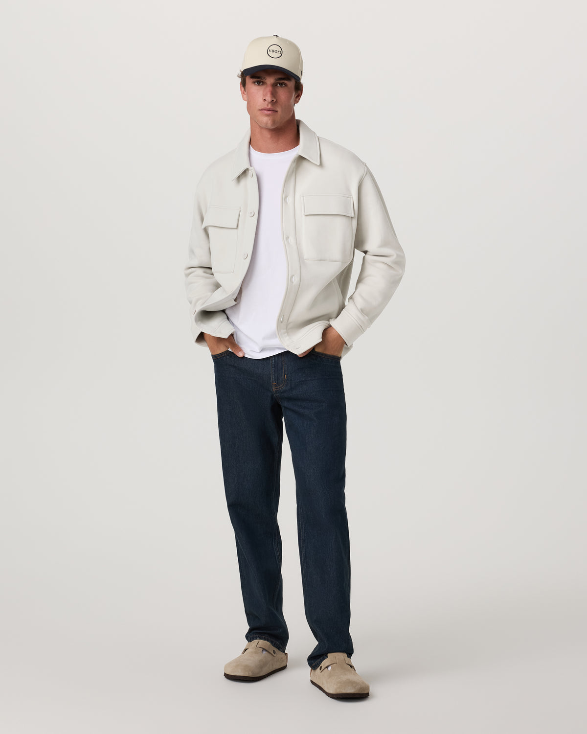 Seaside Shirt Jacket Men's Salt Lifestyle Jacket | Vuori shop - US 2782